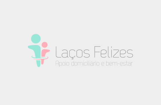 bwebsite e logotipo para laços felizes