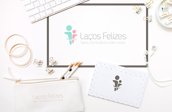 mockup desenvolvida para laços felizes