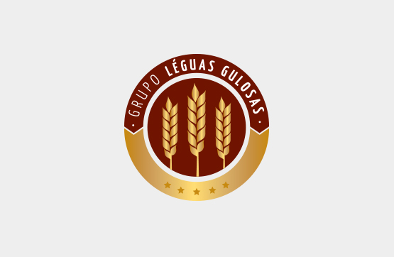 logotipo desenvolvido para leguas gulosas