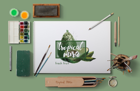 mockup desenvolvida para Tropical Mira