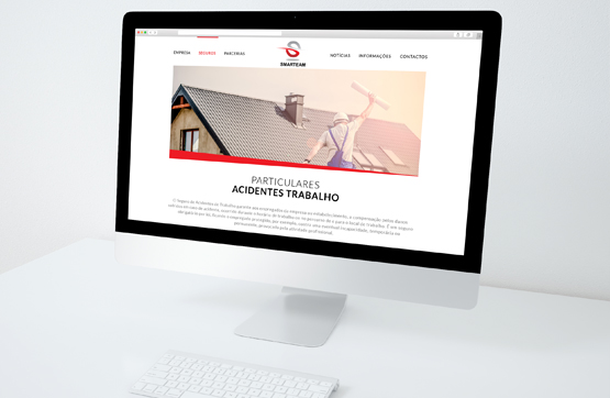 website desenvolvido para smarteam