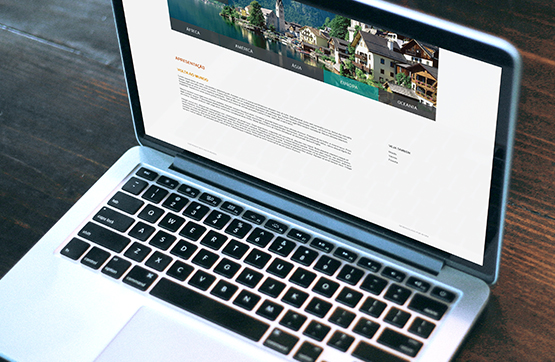 webdesign para volta mundo